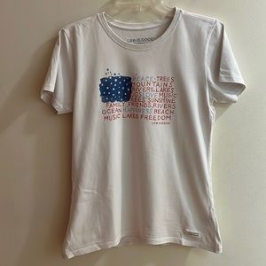 LIFE IS GOOD Short Sleeve Crusher Tee